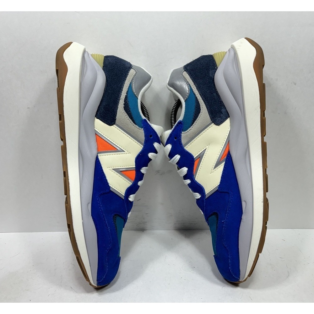 New Balance 57/40 5740 Mens Sz 11 Team Royal Orange M5740DC1 Sneakers Shoes Blue - Picture 6 of 9